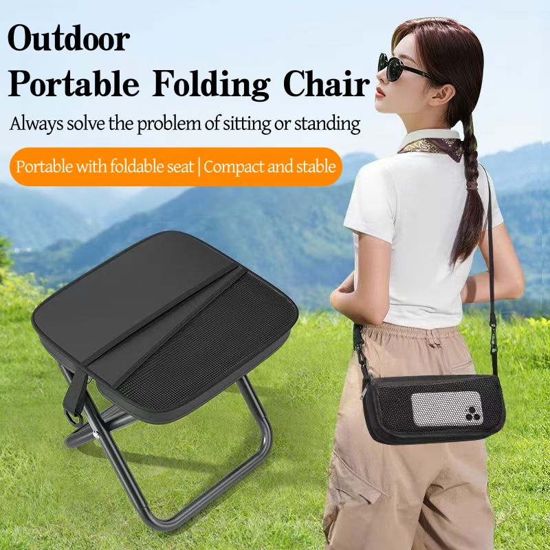 Fishing Backpack - 4Q Portable Foldable Backpack Stool Lightweight