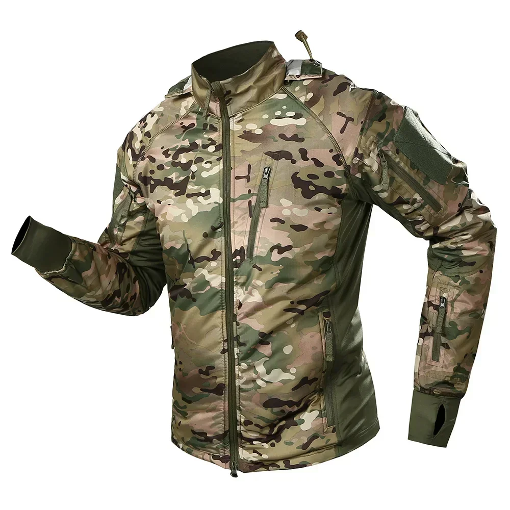 Fishing Jacket Waterproof - Men's Winter SoftShell Tactical Jackets Male
