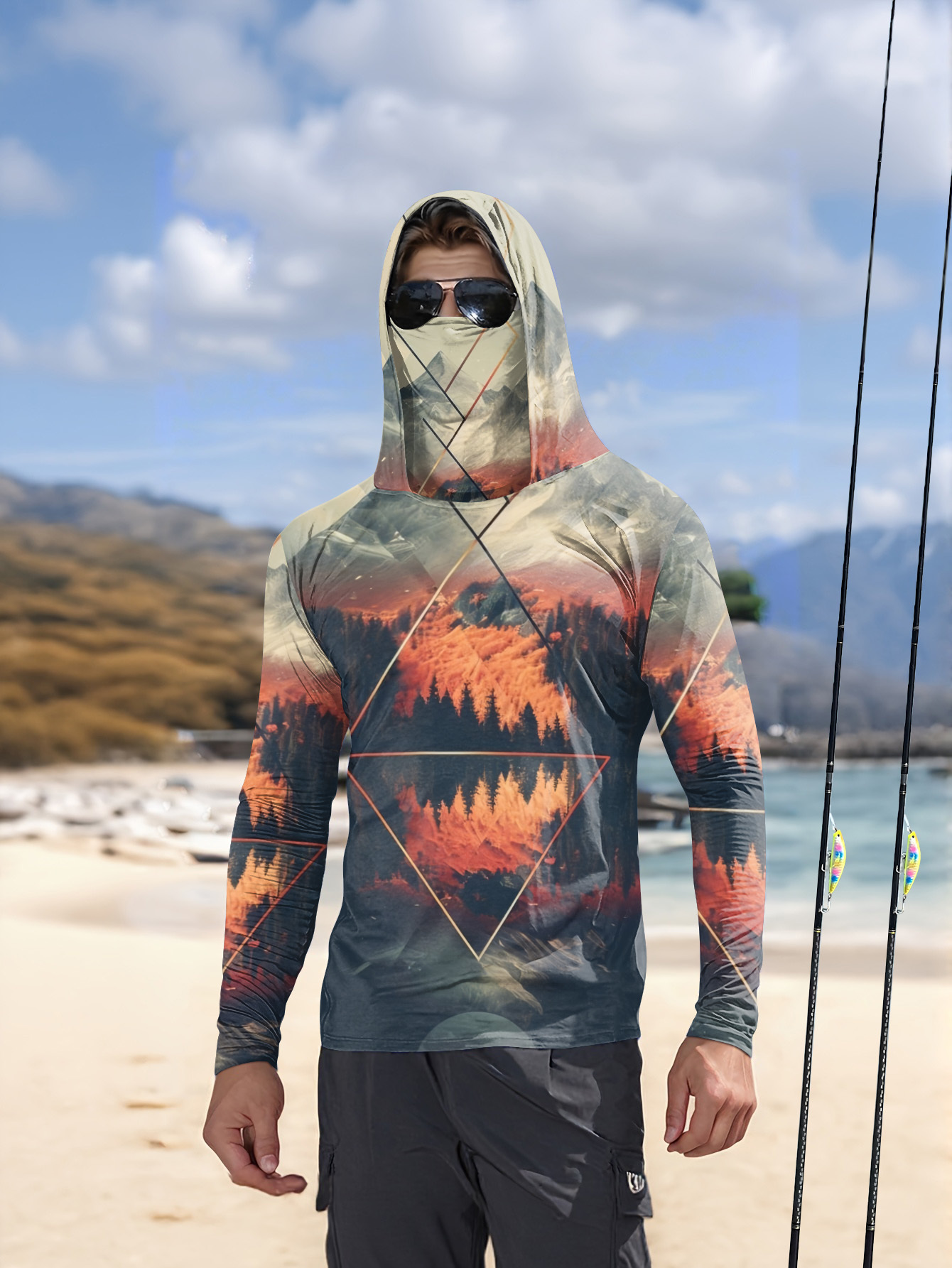 Outdoor Men's Fishing Hoodie B - Fishing Hoodie recension och pris