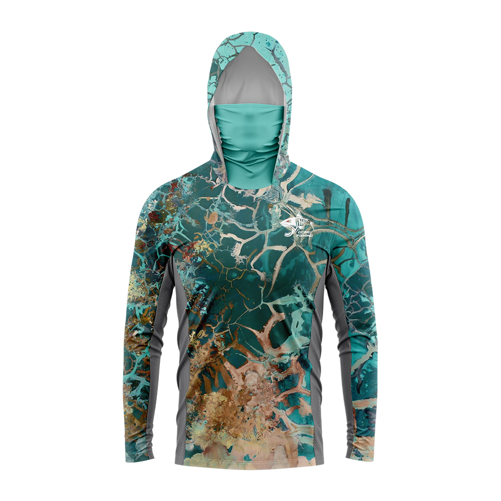 Gradient Green‑Yellow Skeleton - Fishing Hoodie recension och pris