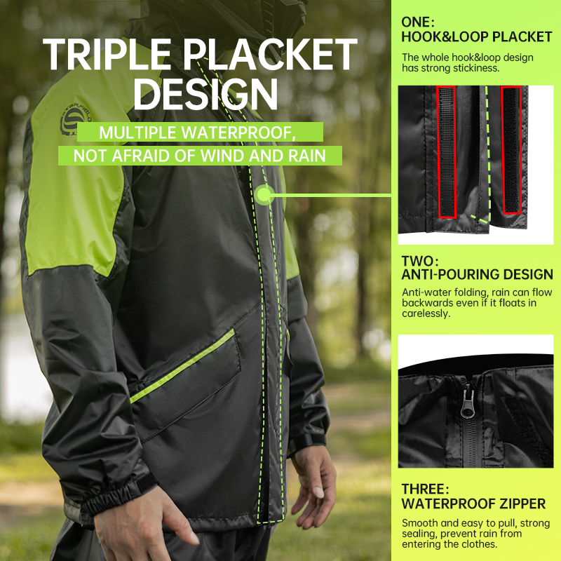 SFK Motorcycle Raincoat Rainpa - Fishing Rain Suit recension och pris