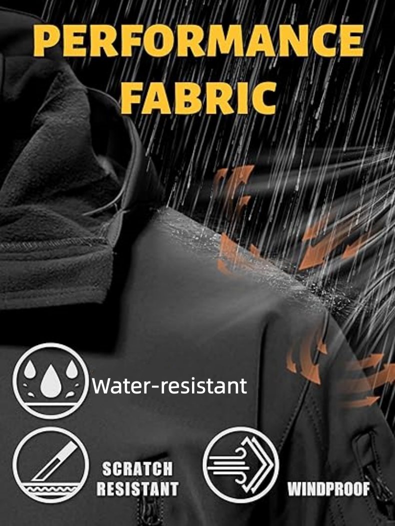 Tactical Fleece SoftShell Jack - Fishing Jacket Waterproof recension och pris